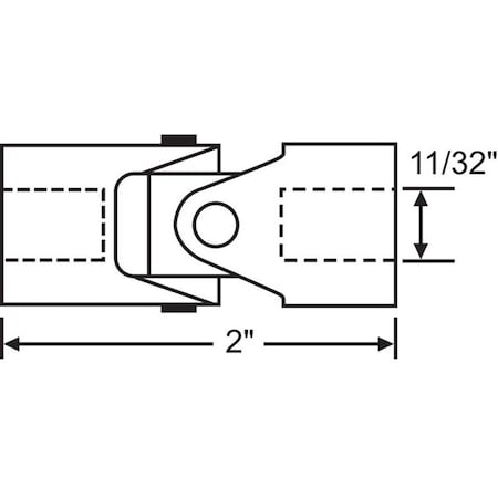 Strybuc UNIVERSAL ADAPTOR ALUMINUM 39-116-7